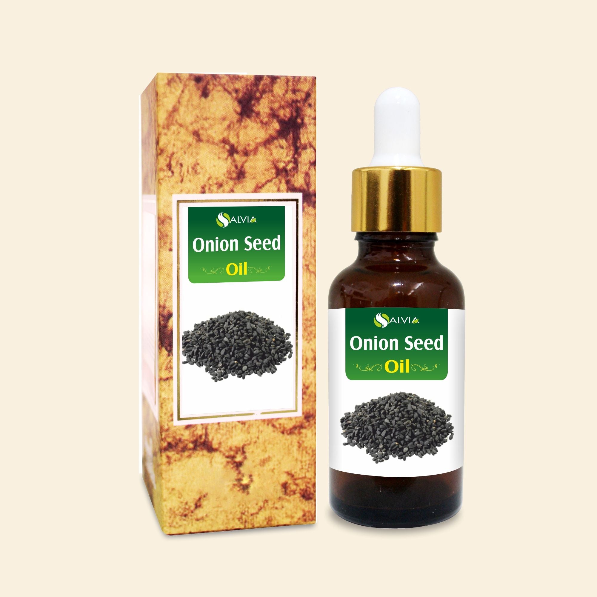 Salvia Natural Carrier Oils Onion Seed Oil (Allium Cepa) 100% Natural Pure Carrier Oil